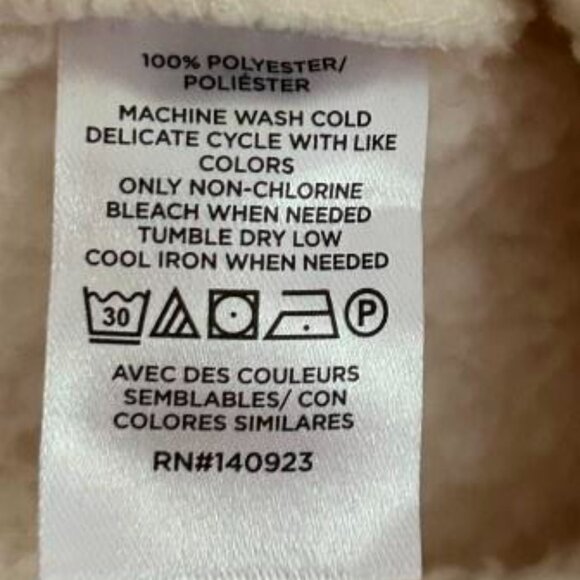 LOFT Fair Isle Cozy Sherpa Snap Collar Sweatshirt NWT (Sold Out OL) - Picture 3 of 3